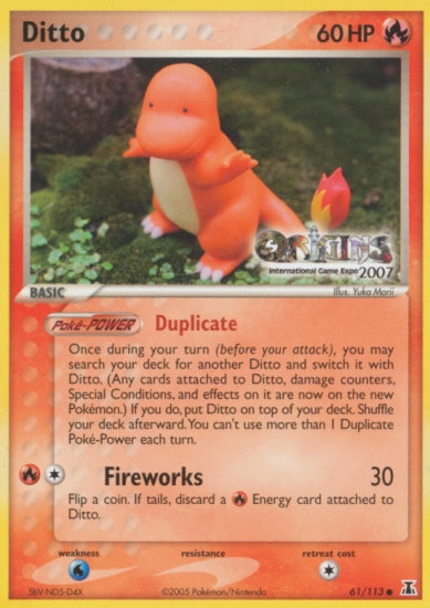 Ditto (61/113) (Origins Game Fair 2007) [EX: Delta Species] | Tabernacle Games