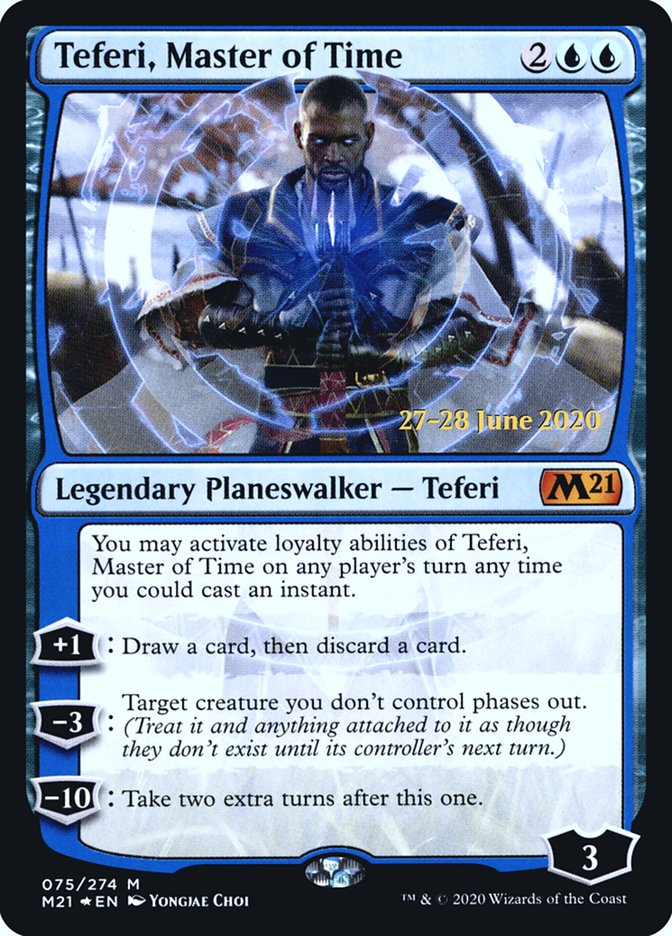 Teferi, Master of Time  [Core Set 2021 Prerelease Promos] | Tabernacle Games