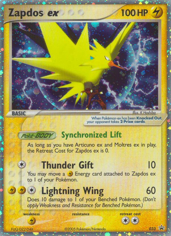 Zapdos ex (033) [Nintendo: Black Star Promos] | Tabernacle Games