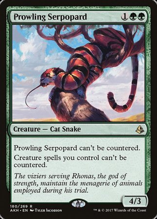 Prowling Serpopard [Amonkhet] | Tabernacle Games
