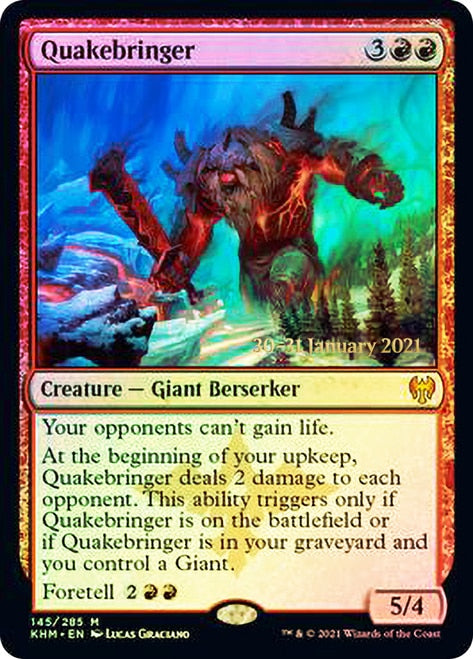 Quakebringer  [Kaldheim Prerelease Promos] | Tabernacle Games