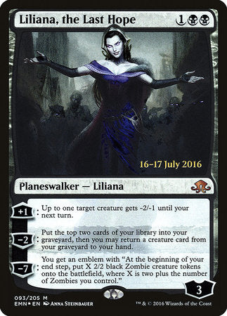 Liliana, the Last Hope [Eldritch Moon Promos] | Tabernacle Games