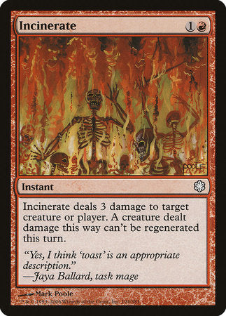 Incinerate [Coldsnap Theme Decks] | Tabernacle Games