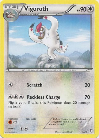 Vigoroth (4/30) [XY: Trainer Kit 1 - Bisharp] | Tabernacle Games