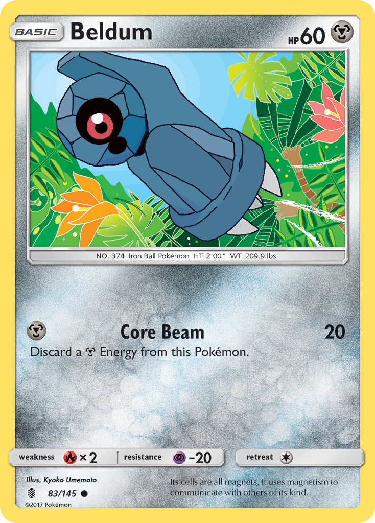 Beldum (83/145) [Sun & Moon: Guardians Rising] | Tabernacle Games