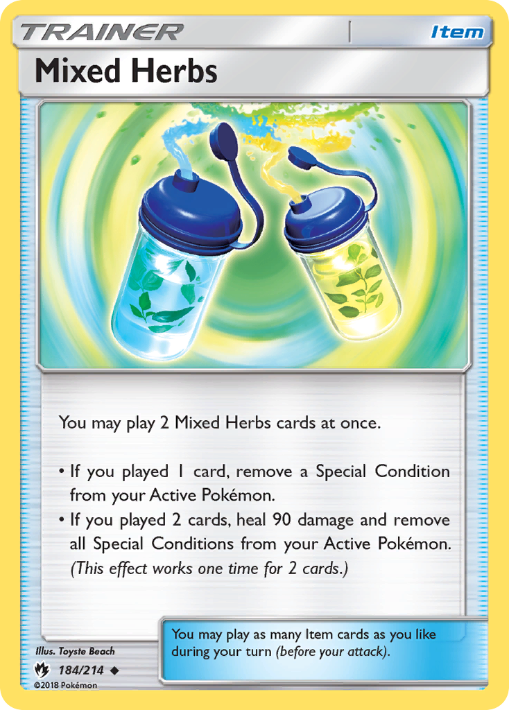 Mixed Herbs (184/214) [Sun & Moon: Lost Thunder] | Tabernacle Games