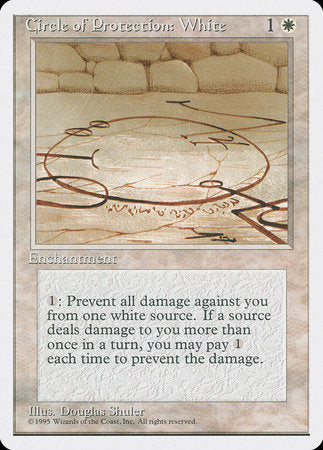 Circle of Protection: White [Fourth Edition] | Tabernacle Games