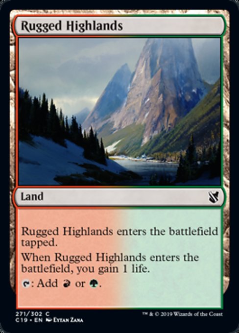 Rugged Highlands [Commander 2019] | Tabernacle Games