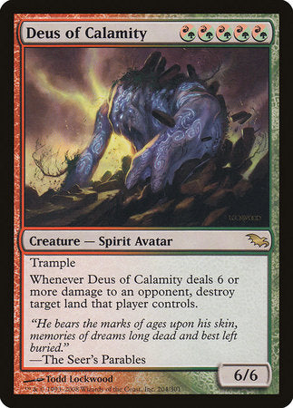 Deus of Calamity [Shadowmoor] | Tabernacle Games