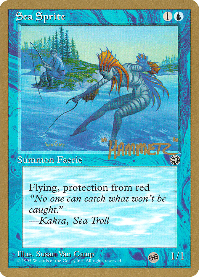 Sea Sprite (Shawn "Hammer" Regnier) (SB) [Pro Tour Collector Set] | Tabernacle Games
