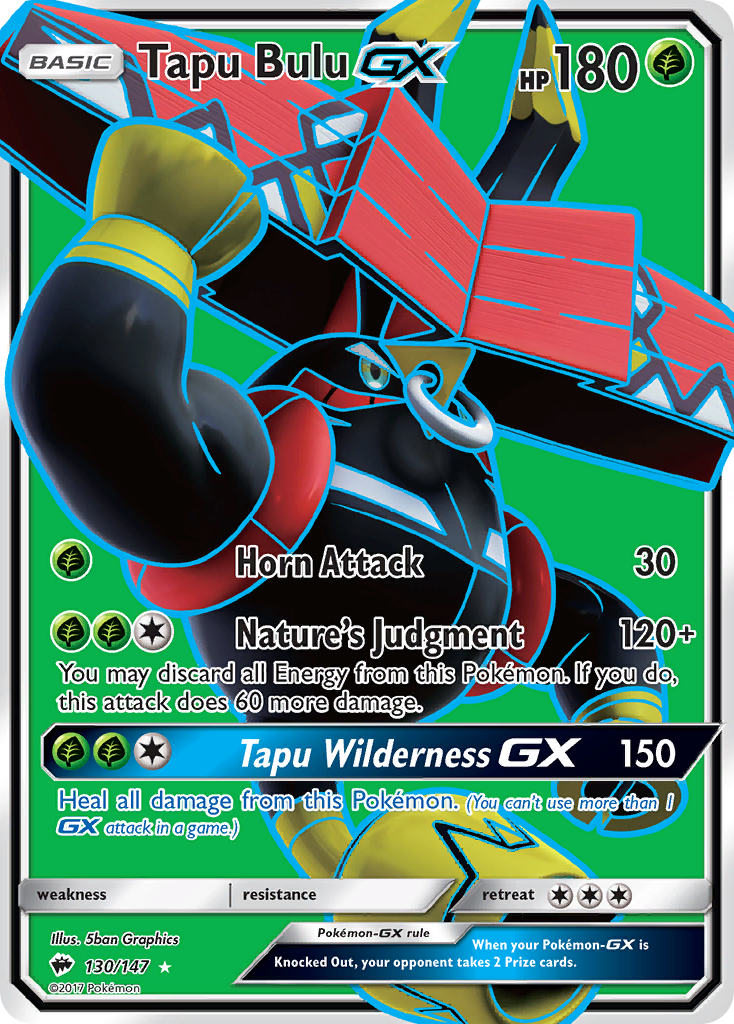 Tapu Bulu GX (130/147) [Sun & Moon: Burning Shadows] | Tabernacle Games