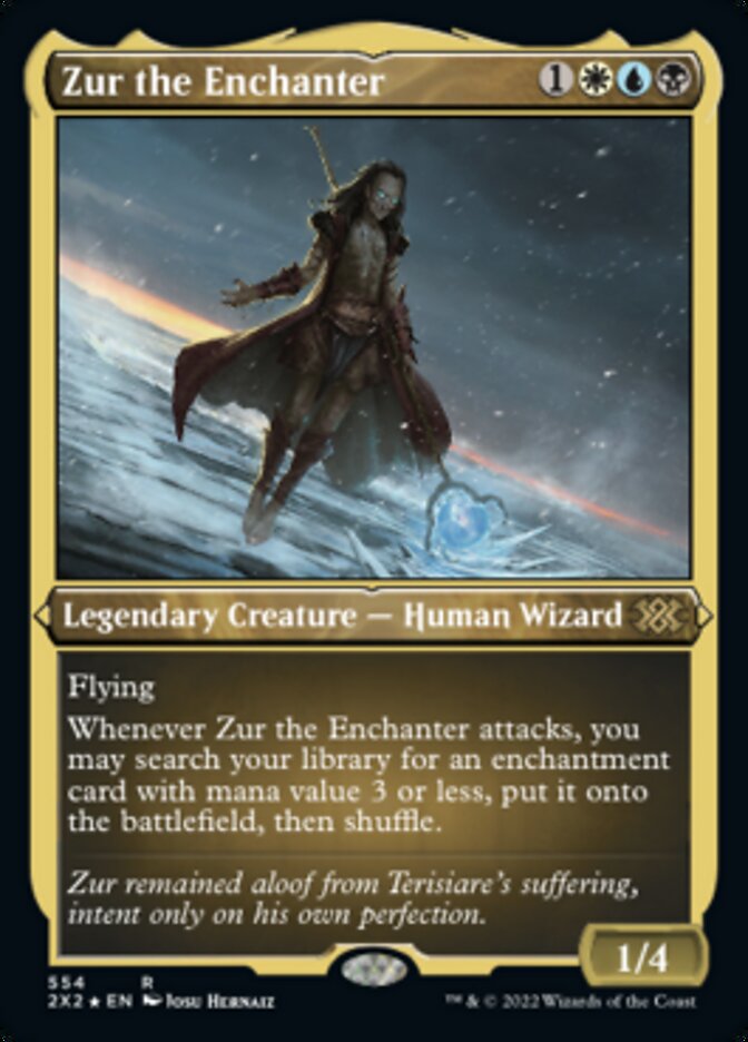 Zur the Enchanter (Foil Etched) [Double Masters 2022] | Tabernacle Games