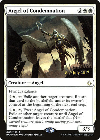 Angel of Condemnation [Hour of Devastation Promos] | Tabernacle Games