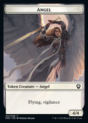 Kavu // Angel Double-sided Token [Dominaria United Commander Tokens] | Tabernacle Games