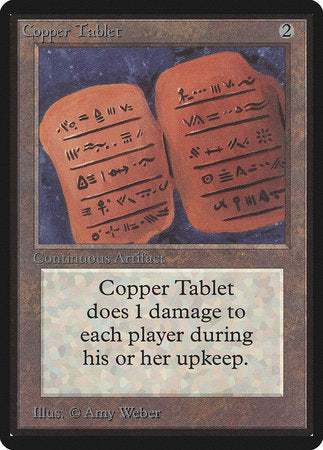 Copper Tablet [Limited Edition Beta] | Tabernacle Games