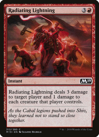 Radiating Lightning [Core Set 2019] | Tabernacle Games