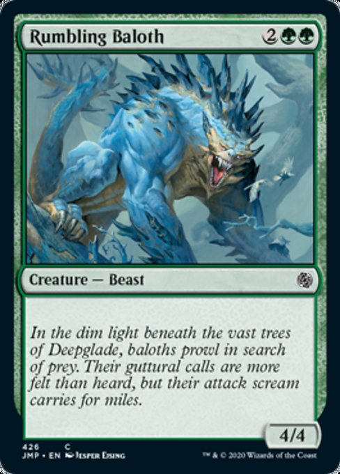 Rumbling Baloth [Jumpstart] | Tabernacle Games