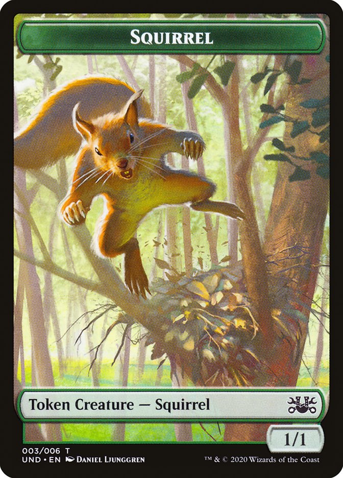 Beeble // Squirrel Double-sided Token [Unsanctioned Tokens] | Tabernacle Games