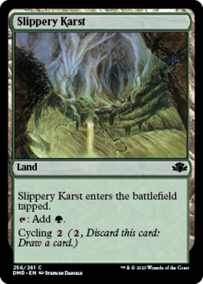 Slippery Karst [Dominaria Remastered] | Tabernacle Games