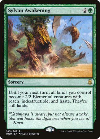 Sylvan Awakening [Dominaria] | Tabernacle Games