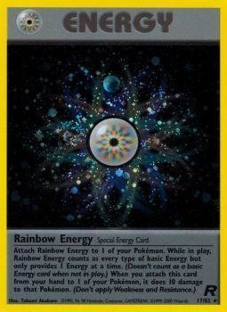 Rainbow Energy (17/82) [Team Rocket Unlimited] | Tabernacle Games