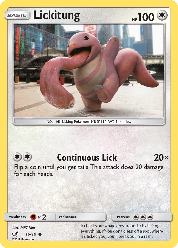 Lickitung (16/18) [Sun & Moon: Detective Pikachu] | Tabernacle Games