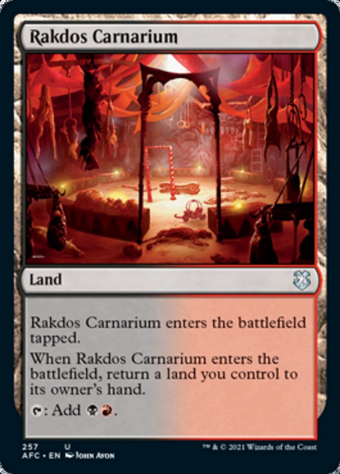 Rakdos Carnarium [Dungeons & Dragons: Adventures in the Forgotten Realms Commander] | Tabernacle Games