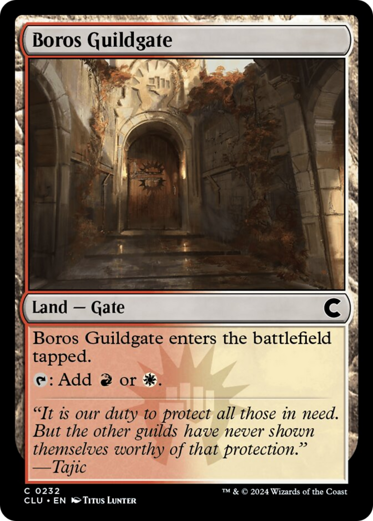 Boros Guildgate [Ravnica: Clue Edition] | Tabernacle Games