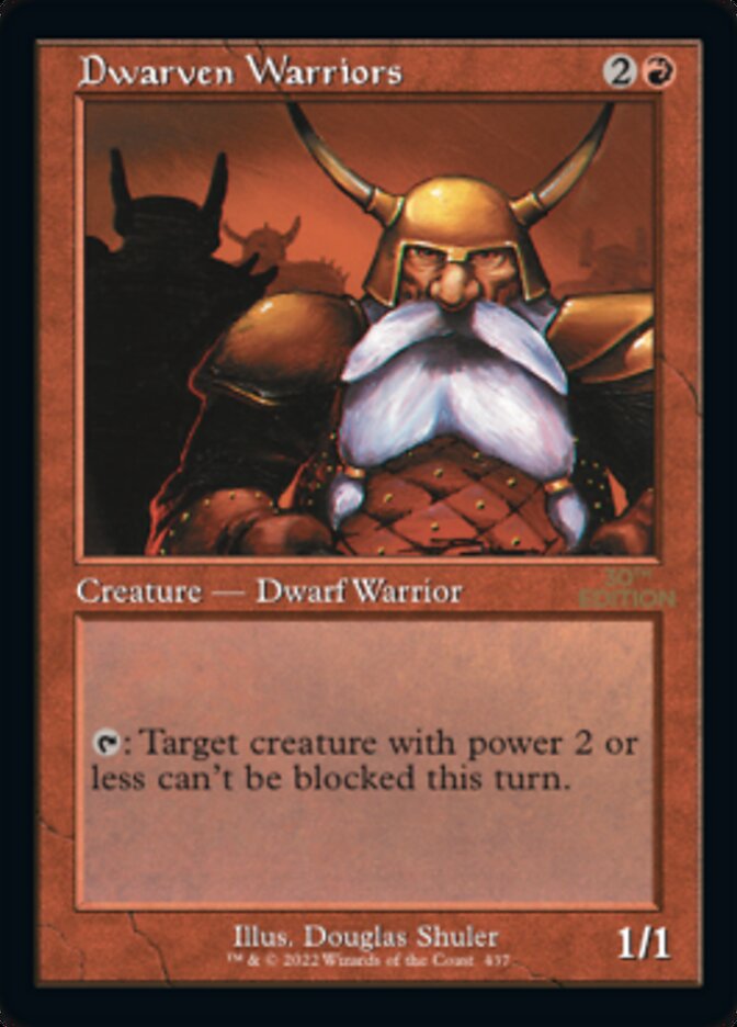 Dwarven Warriors (Retro) [30th Anniversary Edition] | Tabernacle Games