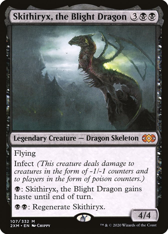 Skithiryx, the Blight Dragon [Double Masters] | Tabernacle Games