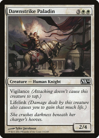 Dawnstrike Paladin [Magic 2014] | Tabernacle Games