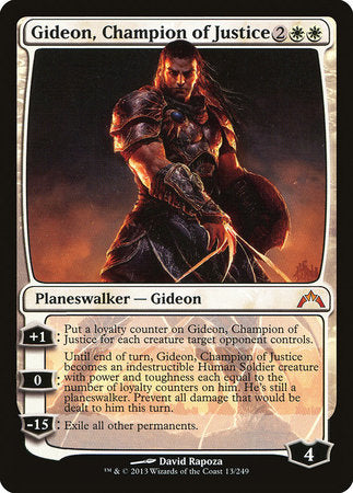 Gideon, Champion of Justice [Gatecrash] | Tabernacle Games