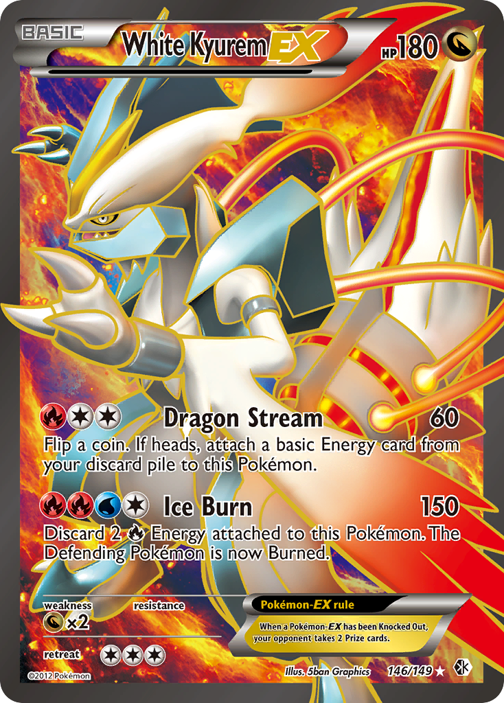 White Kyurem EX (146/149) [Black & White: Boundaries Crossed] | Tabernacle Games