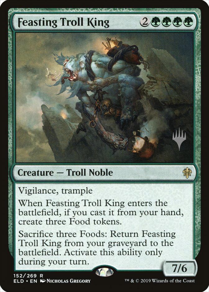 Feasting Troll King (Promo Pack) [Throne of Eldraine Promos] | Tabernacle Games