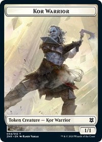 Kor Warrior // Plant Double-sided Token [Zendikar Rising Tokens] | Tabernacle Games