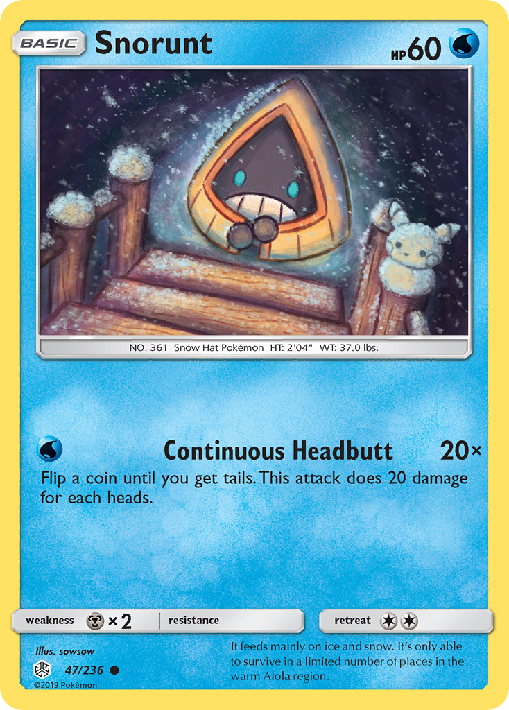 Snorunt (47/236) [Sun & Moon: Cosmic Eclipse] | Tabernacle Games