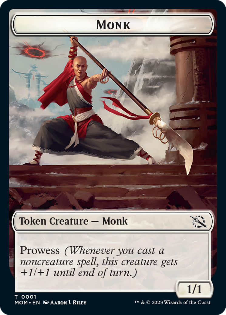 Monk Token [March of the Machine Tokens] | Tabernacle Games
