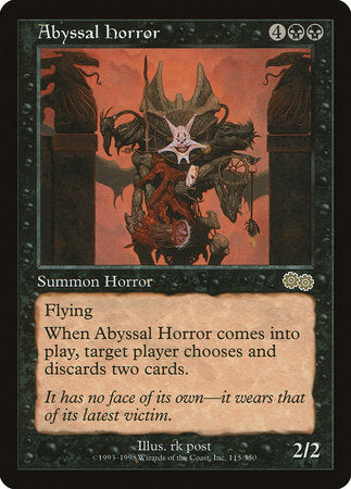 Abyssal Horror [Urza's Saga] | Tabernacle Games