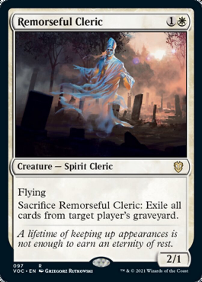 Remorseful Cleric [Innistrad: Crimson Vow Commander] | Tabernacle Games