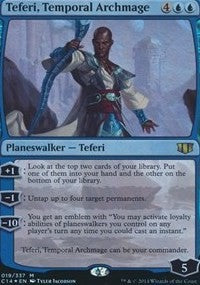 Teferi, Temporal Archmage (Commander 2014) [Oversize Cards] | Tabernacle Games