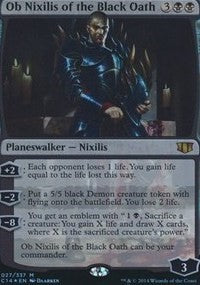 Ob Nixilis of the Black Oath (Commander 2014) [Oversize Cards] | Tabernacle Games