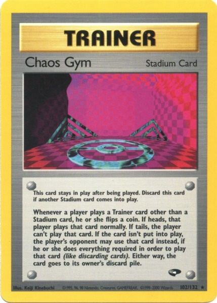 Chaos Gym (102/132) [Gym Challenge Unlimited] | Tabernacle Games