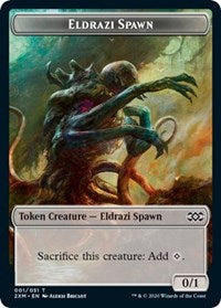 Eldrazi Spawn // Plant Double-sided Token [Double Masters Tokens] | Tabernacle Games