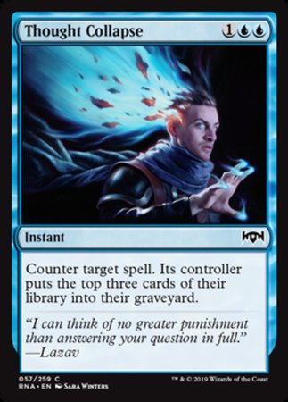 Thought Collapse [Ravnica Allegiance] | Tabernacle Games