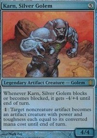 Karn, Silver Golem (Commander's Arsenal) [Oversize Cards] | Tabernacle Games