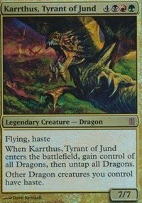 Karrthus, Tyrant of Jund (Commander's Arsenal) [Oversize Cards] | Tabernacle Games