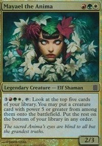 Mayael the Anima (Commander's Arsenal) [Oversize Cards] | Tabernacle Games