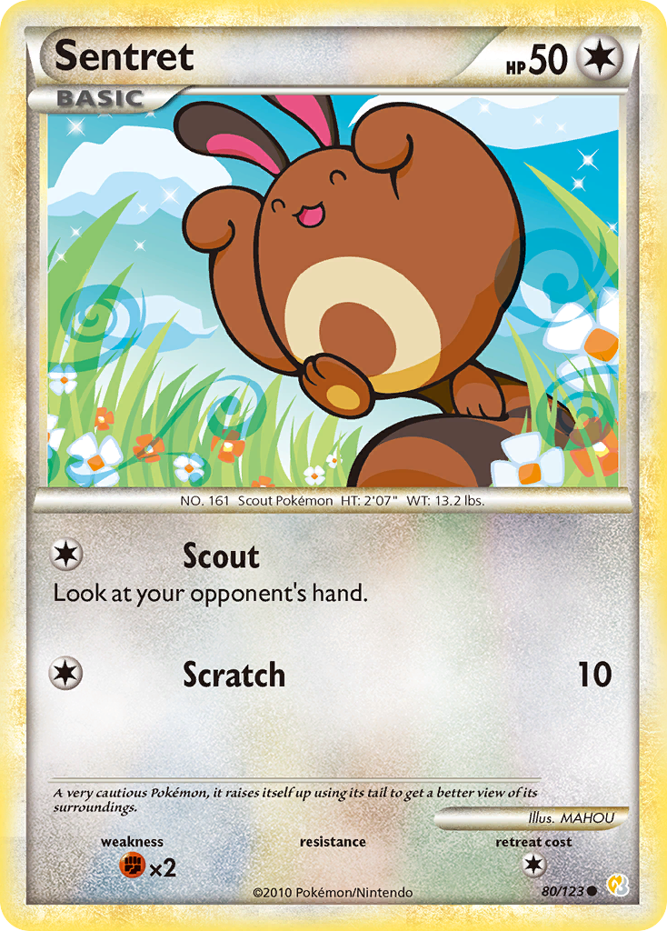 Sentret (80/123) [HeartGold & SoulSilver: Base Set] | Tabernacle Games