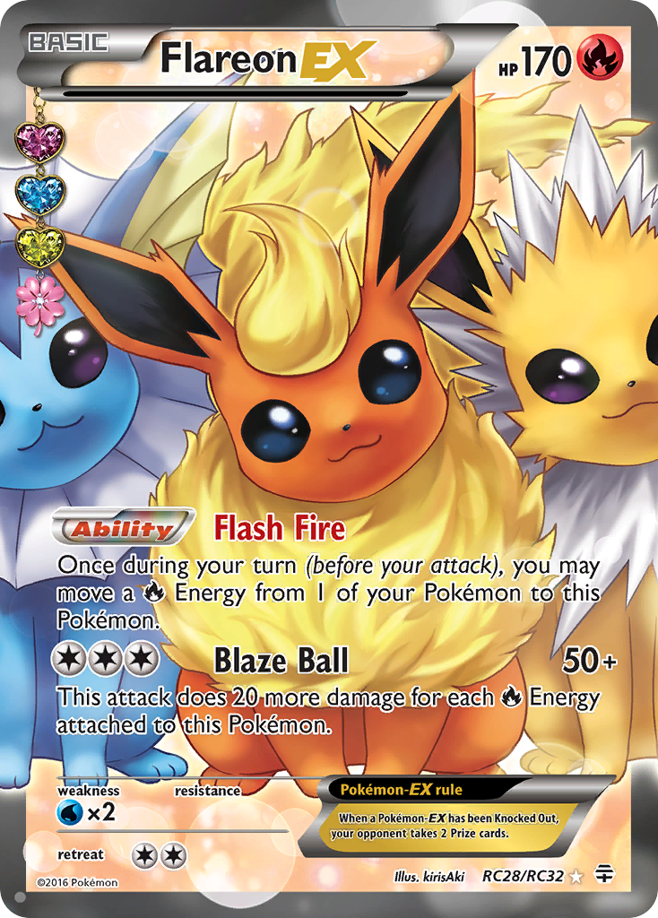 Flareon EX (RC28/RC32) [XY: Generations] | Tabernacle Games