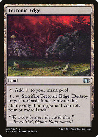 Tectonic Edge [Commander 2014] | Tabernacle Games